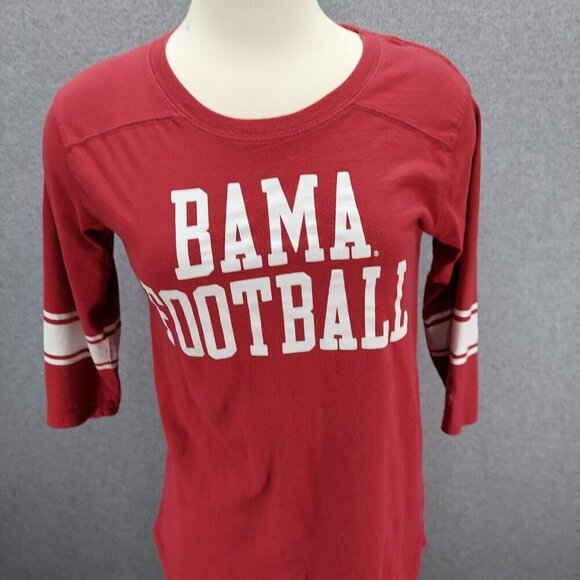 Alabama Crimson Tide Shirt Red Football  Womens Small Collegiate Outfitters - Picture 2 of 6